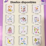 Mochilas para colorear con diseños de animales, unicornio, sirena, dinosaurios y más.