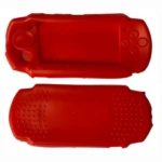 Set x2 carcasas protectoras de silicona roja para PSP 2000/3000.