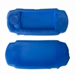 Set x2 fundas protectoras azul de silicona para PSP 2000/3000.