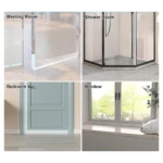 Burlete adhesivo guarda polvo, ideal para puertas de bedroom, shower room, ventana y meeting room.