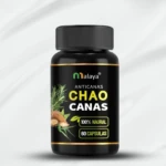 Cápsulas Anticanas Malaya negras con hojas de romero y argán. 60 cápsulas.