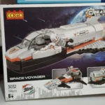 Caja de bloques de construcción COGO Nave Espacial 3 en 1, 168 piezas, astronauta volando.