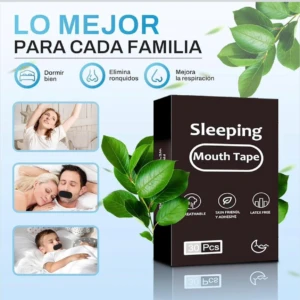 Cinta antirronquidos Mouth Tape, 30 piezas, para adultos y niños, promueve mejor respiración.