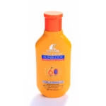 Bloqueador solar Roushun SPF 60 para rostro y cuerpo en loción blanqueadora, naranja, 200ml, con Vitamina C y Ácido Hialurónico.