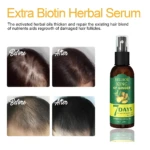 Spray capilar fortalecedor Eelhoe King of Ginger con jengibre, para nutrir raíces y reducir caída. Set x2.