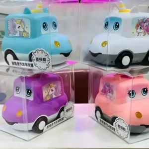 Coches alcancía unicornio para niñas, varios colores, decorativos y para guardar monedas.