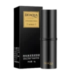 Lápiz retocador capilar BIOAQUA negro, crema cubrecana instantánea. Caja negra con detalles dorados y producto cilíndrico. Contenido 4g.