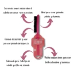 Set x2 Barra Fijadora Capilar con Cepillo Pulidor - elimina el frizz y mantiene peinados impecables todo el día - Imagen 2