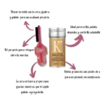 Set x2 Barra Fijadora Capilar con Cepillo Pulidor - elimina el frizz y mantiene peinados impecables todo el día - Imagen 4