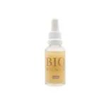 Frasco con gotero de Bio Rice Scrub, exfoliante coreano de 30 ml con partículas visibles.