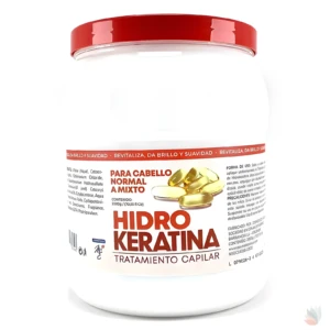 Bombonera de Hidro Queratina Mye para cabello normal a mixto, con 2000g.