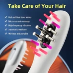 Cepillo Masajeador Aplicador de Aceite Capilar Recargable USB - Distribuye Tratamientos y Estimula el Cuero Cabelludo - Imagen 2