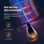 Cepillo Masajeador Aplicador de Aceite Capilar Recargable USB - Distribuye Tratamientos y Estimula el Cuero Cabelludo - Imagen 4