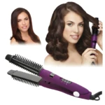 Cepillo Plancha Cerámica Iónico Mi0030 - Alisa Elimina Frizz y Crea Ondas Definidas - Imagen 7