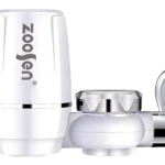 Filtro purificador de agua blanco Zoosen para grifo con tecnología cerámica de 0.1 micra.