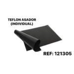 Manta teflón negra individual para parrilla, referencia 121305.