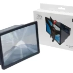 Lupa pantalla celular amplificador F2 negra, pantalla 3D, en caja "A Magic Box".