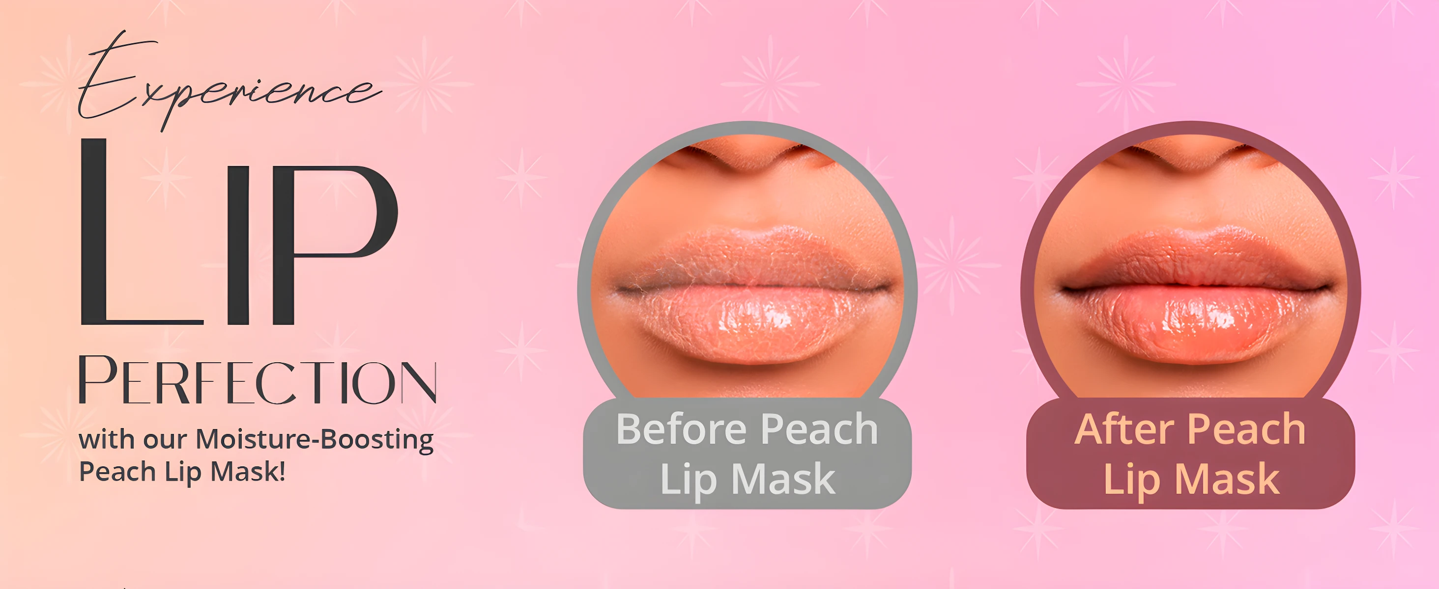 Antes y después de mascarilla labial de durazno: labios hidratados y brillantes. Experiencia en perfección labial.