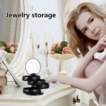 Organizador de Joyas Compacto HM-1028 con Espejo - Protege y localiza tus accesorios diarios fácilmente - Imagen 2