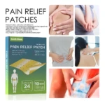 Caja de parches de alivio de dolor South Moon, 10 parches de 7x10cm, para rodilla, espalda, cuello y articulaciones.