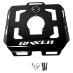 Parrilla negra para Suzuki Gixxer 150/250 con logo Gixxer, para equipaje. Incluye tornillos y arandelas.