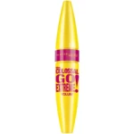 Pestañina Maybelline Colossal Go Extreme volumen amarillo y rosa.