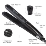 Plancha de Vapor Keratina Argán con Cable 360° - Alisa y Nutre tu Cabello con Brillo - Imagen 5