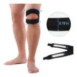 Rodillera Faja Ajustable con Correa de Soporte Firme - Alivia el dolor y estabiliza la rótula al moverse