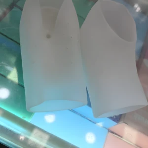 Set x2 taloneras de gel silicona traslúcido para amortiguar y aliviar dolor de talón.