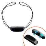 Dispositivo antirronquidos eléctrico Zocacio con collar, luces LED y dos piezas magnéticas.