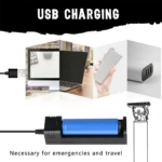 Barbera-Patillera Inalámbrica Fl: Batería recargable USB, cargador portátil y adaptadores de corriente. Ideal para viajes.