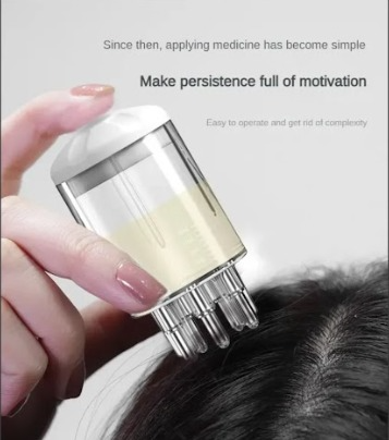 Set x2 Aplicador Cabello Loción Anticaída - Distribuye tratamientos capilares de forma precisa y sin desperdicio