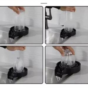 Lava copas para fregadero. Limpia vasos, copas y jarras con chorro de agua a presión.