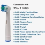 Cabezales Repuesto Cepillo Eléctrico Oral B Set x4 - Protege y limpia tus dientes a diario - Imagen 4