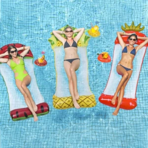 Hamaca Inflable Piscina Piña - Disfruta relajado y fresco en el agua - Imagen 3