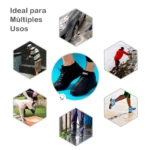 Botas de lluvia cortas e impermeables, ideales para múltiples usos como lavar autos, perros y actividades al aire libre.