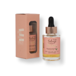 Aceite capilar Fruto Salvaje en envase de vidrio con gotero, rosa pálido, 30ml.