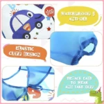 Delantal Babero Niños Manga Larga - Imagen 3