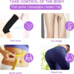 Kit para controlar el cuerpo: brazos delgados, muslos delgados, cintura pequeña y cadera de durazno con banda.