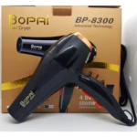 Secador de cabello Bopai BP-8300 negro profesional avanzado, 5000W.