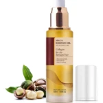 Aceite reparador Karsell Maca Essence Oil 50ml con ingredientes naturales, para cabello dañado y seco.