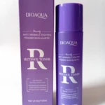 Caja púrpura y tónico facial con Retinol BIOAQUA, antiarrugas, 120ml.