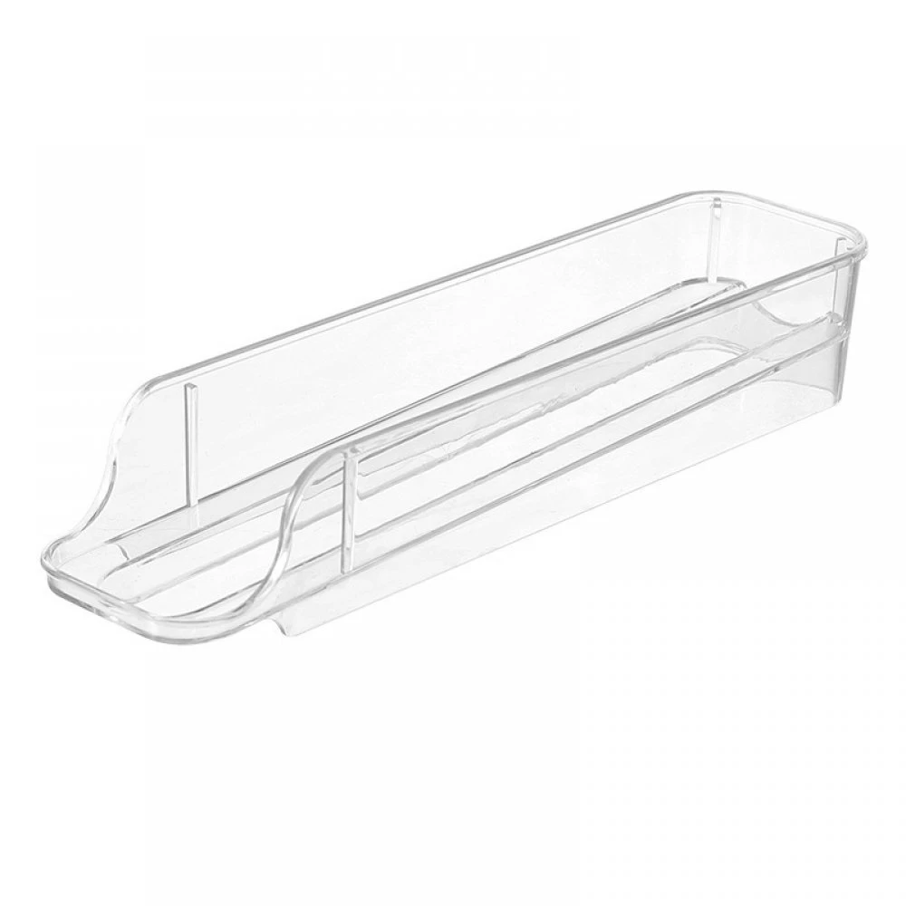 Dispensador de huevos rodante transparente de 2 niveles para refrigerador.