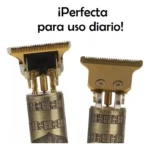 Cortadora de Pelo Profesional Dorada 100V/240V - Mantén tu estilo impecable y ahorra - Imagen 5