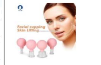 Copas de silicona para masaje facial antiedad - estimulan la circulación y reducen la hinchazón del rostro