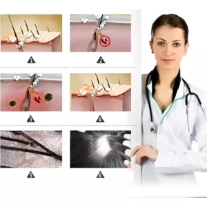 Set 3 tónicos capilares Jengibre: cabello sano desde la raíz, efecto anticaída y crecimiento. Médico sugiere uso.