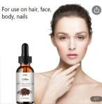 Aceite esencial de café Odek para cabello, rostro, cuerpo y uñas, 30 ml.