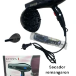 Secador de cabello profesional Redden RD-2051 negro 5000W, con difusor, peine y caja.