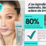 Crema aclarante Lumina Glow de 70 ml, tubo blanco diseñado para reducir manchas, unificar el tono de la piel y usar en rostro, axilas y zonas íntimas.
