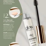 Suero Sky Lash para crecimiento de pestañas y cejas, con aplicador tipo máscara.